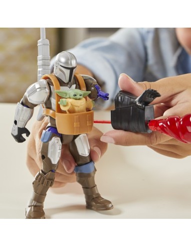 FIGURA DE ACCIÓN STAR WARS MIXMASHERS EL MANDALORIANO Y GROGU