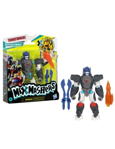FIGURA DE ACCIÓN TRANSFORMERS MIXMASHERS OPTIMUS PRIMAL