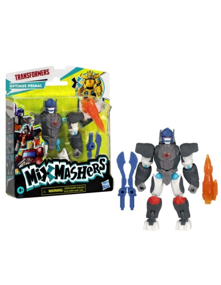 FIGURA DE ACCIÓN TRANSFORMERS MIXMASHERS OPTIMUS PRIMAL
