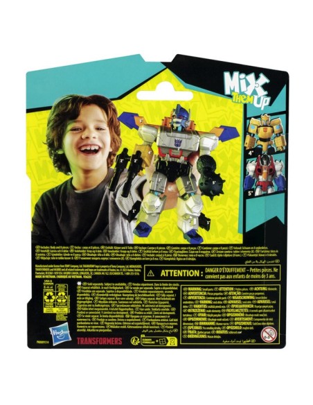 FIGURA DE ACCIÓN TRANSFORMERS MIXMASHERS OPTIMUS PRIMAL