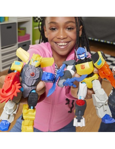 FIGURA DE ACCIÓN TRANSFORMERS MIXMASHERS OPTIMUS PRIMAL