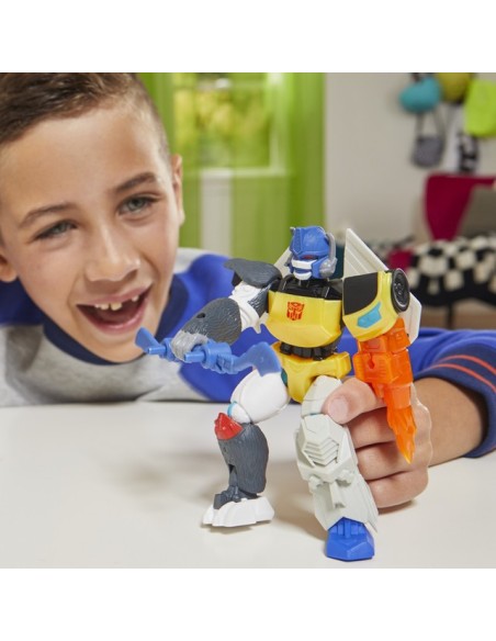 FIGURA DE ACCIÓN TRANSFORMERS MIXMASHERS OPTIMUS PRIMAL