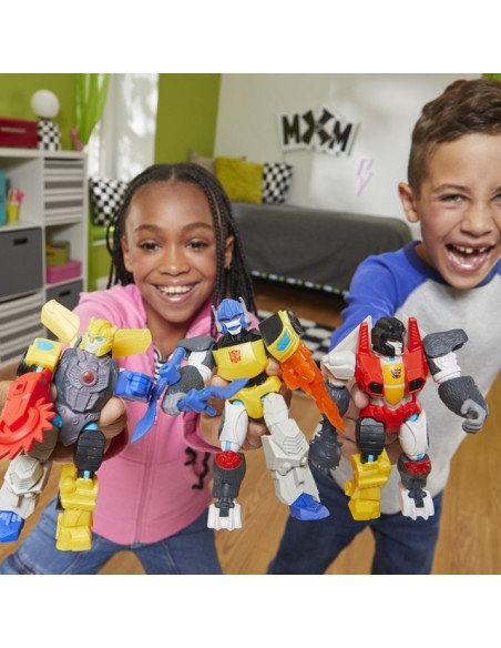 FIGURA DE ACCIÓN TRANSFORMERS MIXMASHERS STARSCREAM