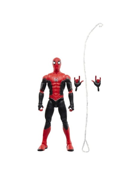 FIGURA DE ACCIÓN MARVEL LEGENDS SERIES SPIDERMAN LEJOS DE CASA SPIDER-MAN (UPGRADED SUIT)