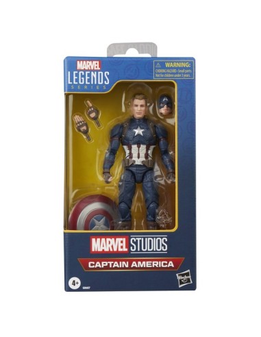 FIGURA DE ACCIÓN MARVEL AVENGERS LEGENDS SERIES ENDGAME CAPITÁN AMÉRICA