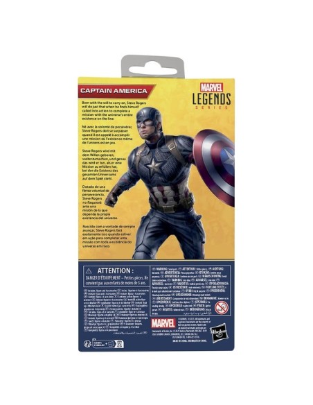 FIGURA DE ACCIÓN MARVEL AVENGERS LEGENDS SERIES ENDGAME CAPITÁN AMÉRICA