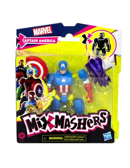 FIGURA DE ACCIÓN MARVEL AVENGERS MIXMASHERS CAPITÁN AMÉRICA