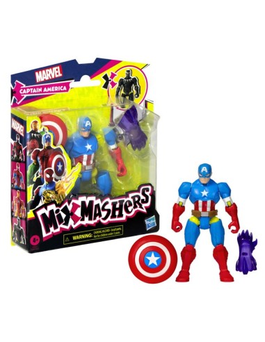 FIGURA DE ACCIÓN MARVEL AVENGERS MIXMASHERS CAPITÁN AMÉRICA