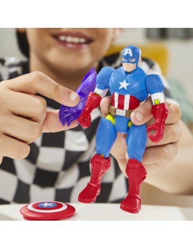FIGURA DE ACCIÓN MARVEL AVENGERS MIXMASHERS CAPITÁN AMÉRICA
