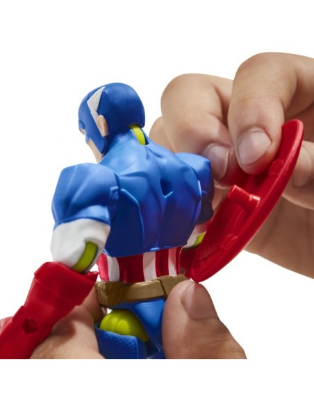 FIGURA DE ACCIÓN MARVEL AVENGERS MIXMASHERS CAPITÁN AMÉRICA
