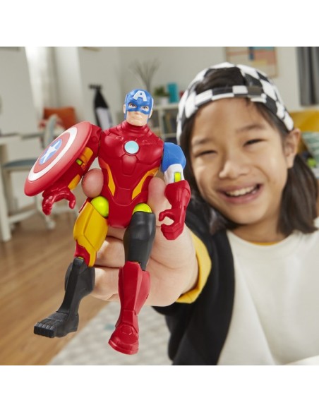 FIGURA DE ACCIÓN MARVEL AVENGERS MIXMASHERS CAPITÁN AMÉRICA