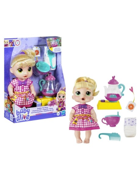 MUÑECA BABY ALIVE FIESTA DE TÉ BURBUJEANTE LALA GOOGOO