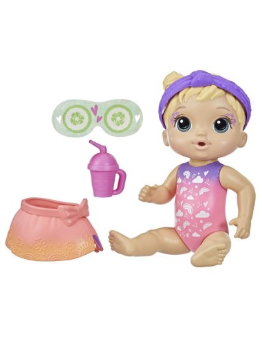 MUÑECA BABY ALIVE BEBÉ SPA MULTICOLOR CABELLO RUBIO