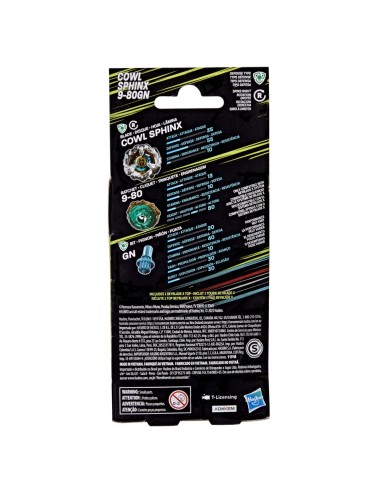 TROMPO BEYBLADE X KIT DE REFUERZO COWL SPHINX 9-80GN