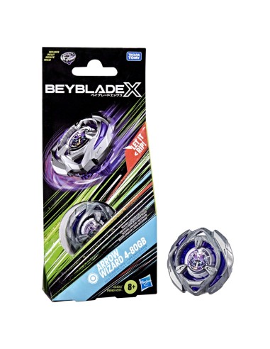 TROMPO BEYBLADE X KIT INICIAL ARROW WIZARD 4-80GB