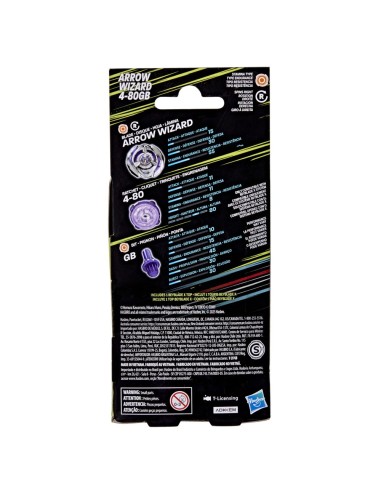 TROMPO BEYBLADE X KIT INICIAL ARROW WIZARD 4-80GB
