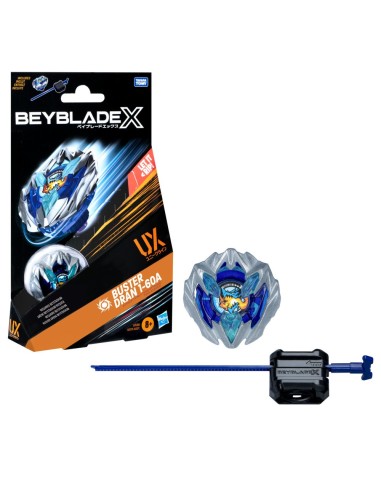 TROMPO BEYBLADE X KIT INICIAL BUSTER DRAN 1-60A UX