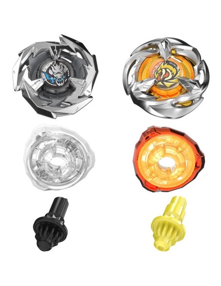 TROMPO BEYBLADE X PACK DOBLE GALE WYVERN 3-60T Y SWORD DRAN 3-80B