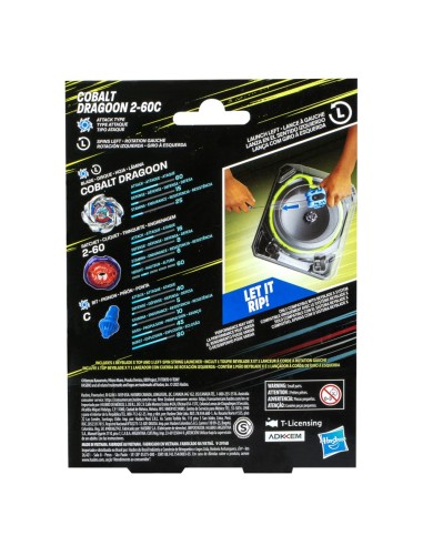 LANZADOR BEYBLADE X COBALT DRAGOON 2-60C