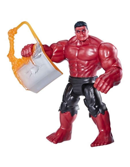 FIGURA DE ACCIÓN MARVEL AVENGERS EPIC HERO SERIES CAPITÁN AMÉRICA BRAVE NEW WORLD HULK ROJO