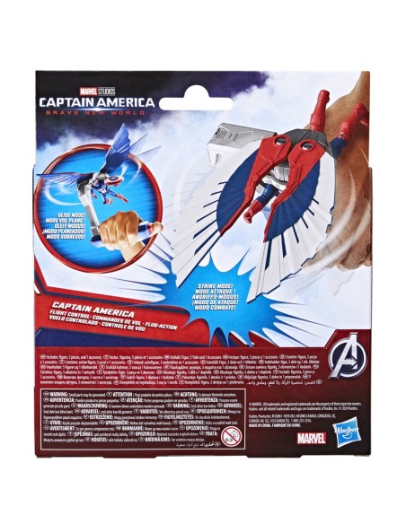 FIGURA DE ACCIÓN MARVEL EPIC HERO SERIES BRAVE NEW WORLD VUELO CONTROLADO CAPITÁN AMÉRICA