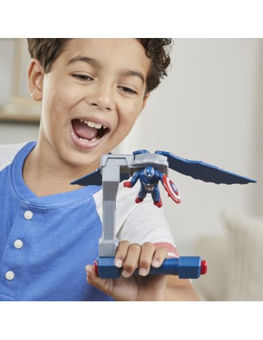 FIGURA DE ACCIÓN MARVEL EPIC HERO SERIES BRAVE NEW WORLD VUELO CONTROLADO CAPITÁN AMÉRICA