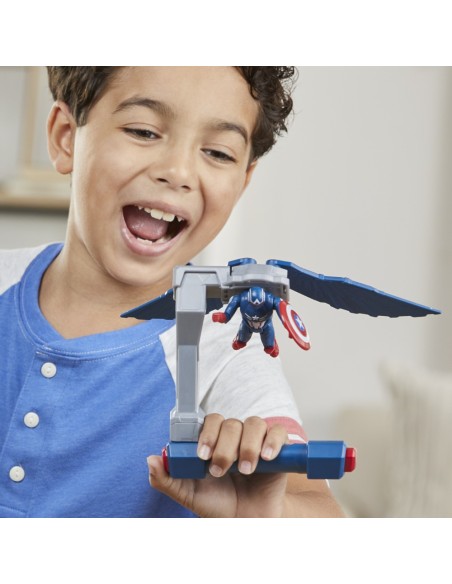 FIGURA DE ACCIÓN MARVEL EPIC HERO SERIES BRAVE NEW WORLD VUELO CONTROLADO CAPITÁN AMÉRICA