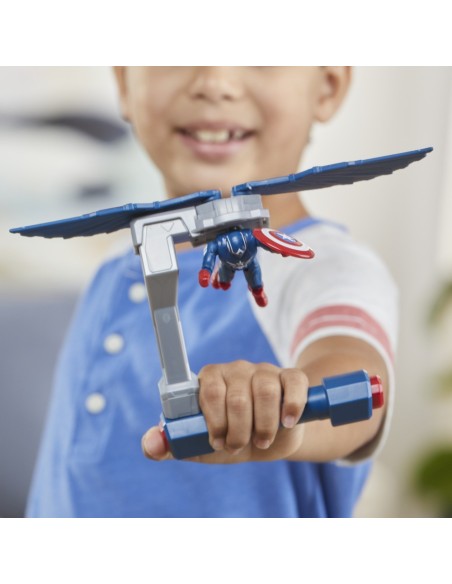 FIGURA DE ACCIÓN MARVEL EPIC HERO SERIES BRAVE NEW WORLD VUELO CONTROLADO CAPITÁN AMÉRICA