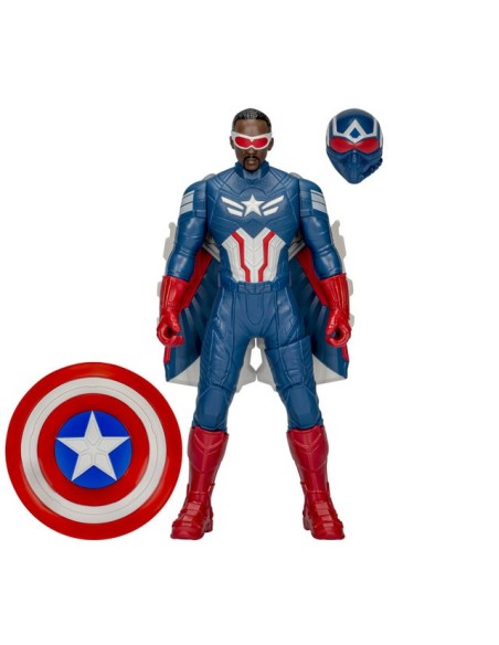 FIGURA DE ACCIÓN MARVEL AVENGERS BRAVE NEW WORLD MODO VUELO CAPITÁN AMÉRICA
