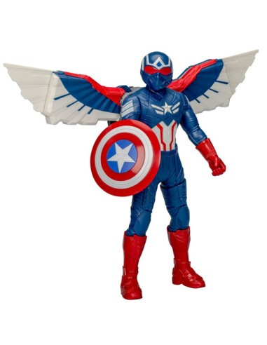 FIGURA DE ACCIÓN MARVEL AVENGERS BRAVE NEW WORLD MODO VUELO CAPITÁN AMÉRICA