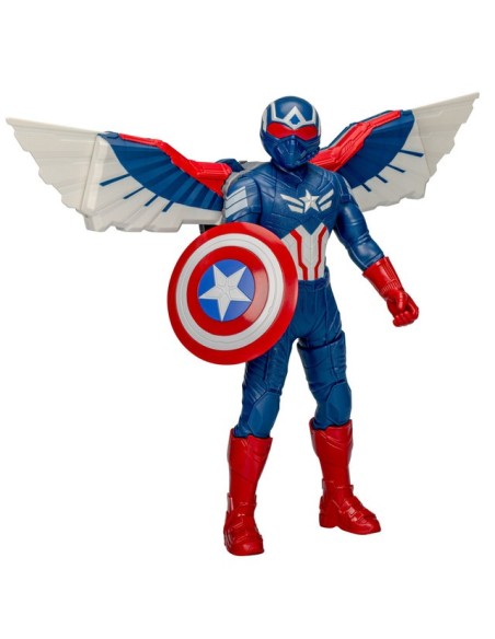 FIGURA DE ACCIÓN MARVEL AVENGERS BRAVE NEW WORLD MODO VUELO CAPITÁN AMÉRICA