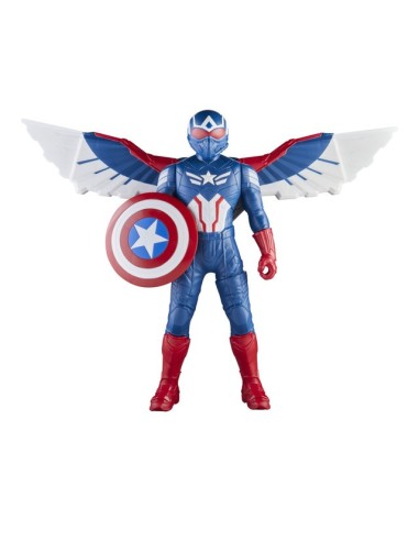 FIGURA DE ACCIÓN MARVEL AVENGERS BRAVE NEW WORLD MODO VUELO CAPITÁN AMÉRICA