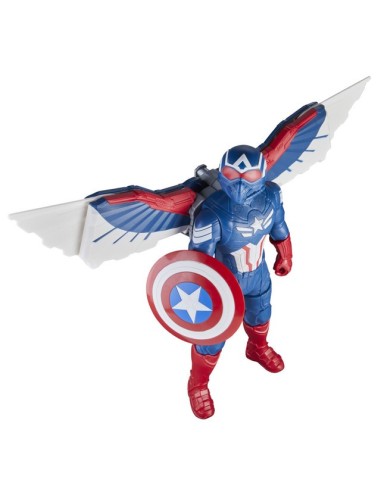 FIGURA DE ACCIÓN MARVEL AVENGERS BRAVE NEW WORLD MODO VUELO CAPITÁN AMÉRICA