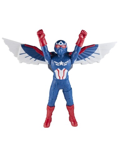 FIGURA DE ACCIÓN MARVEL AVENGERS BRAVE NEW WORLD MODO VUELO CAPITÁN AMÉRICA