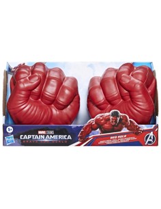 GUANTE MARVEL AVENGERS CAPITÁN AMÉRICA BRAVE NEW WORLD SÚPER PUÑOS GAMMA HULK ROJO 2