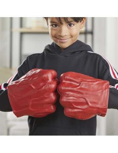 GUANTE MARVEL AVENGERS CAPITÁN AMÉRICA BRAVE NEW WORLD SÚPER PUÑOS GAMMA HULK ROJO