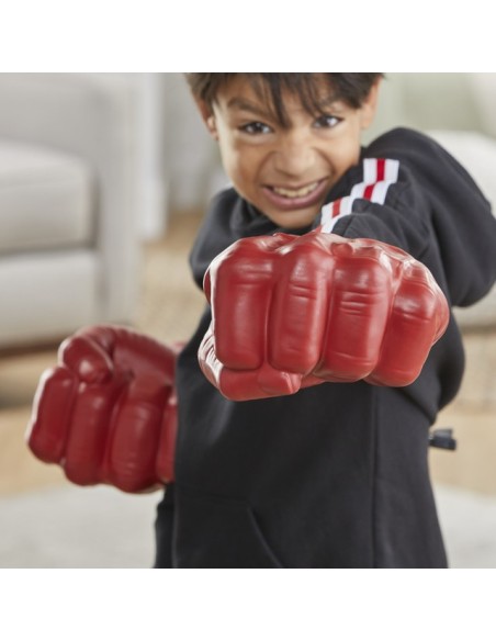 GUANTE MARVEL AVENGERS CAPITÁN AMÉRICA BRAVE NEW WORLD SÚPER PUÑOS GAMMA HULK ROJO