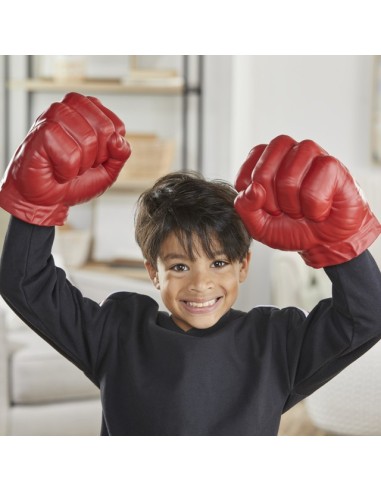 GUANTE MARVEL AVENGERS CAPITÁN AMÉRICA BRAVE NEW WORLD SÚPER PUÑOS GAMMA HULK ROJO