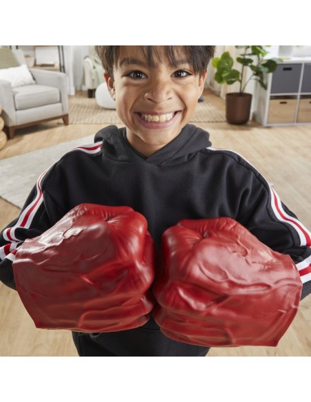 GUANTE MARVEL AVENGERS CAPITÁN AMÉRICA BRAVE NEW WORLD SÚPER PUÑOS GAMMA HULK ROJO