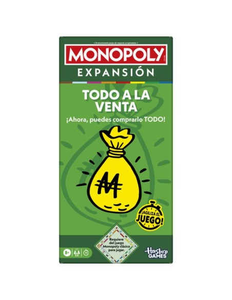 JUEGO DE MESA MONOPOLY EXPANSIÓN TODO A LA VENTA