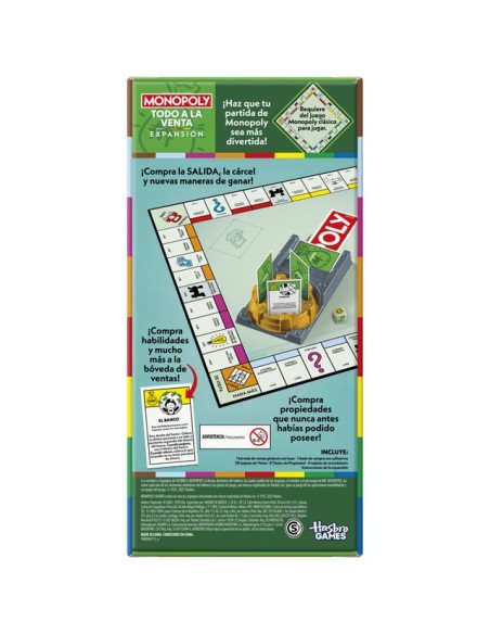 JUEGO DE MESA MONOPOLY EXPANSIÓN TODO A LA VENTA