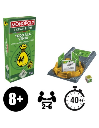 JUEGO DE MESA MONOPOLY EXPANSIÓN TODO A LA VENTA