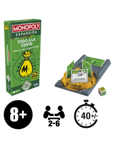 JUEGO DE MESA MONOPOLY EXPANSIÓN TODO A LA VENTA