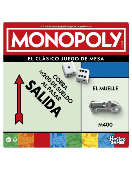 JUEGO DE MESA MONOPOLY CLÁSICO