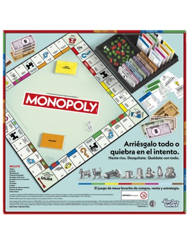 JUEGO DE MESA MONOPOLY CLÁSICO
