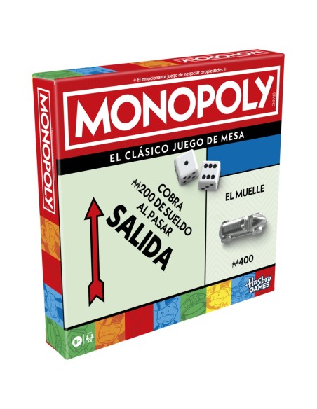 JUEGO DE MESA MONOPOLY CLÁSICO
