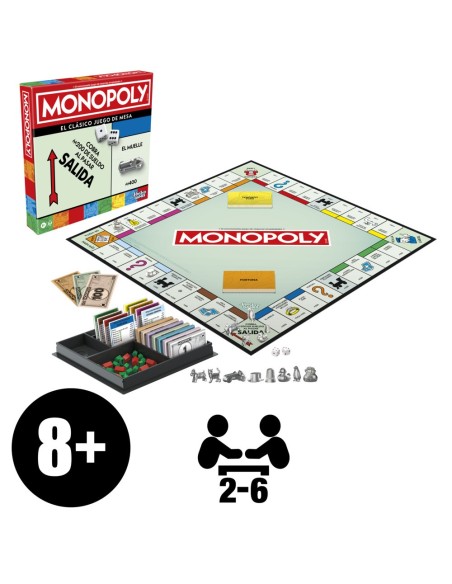 JUEGO DE MESA MONOPOLY CLÁSICO