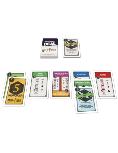 JUEGO DE MESA MONOPOLY DEAL HARRY POTTER