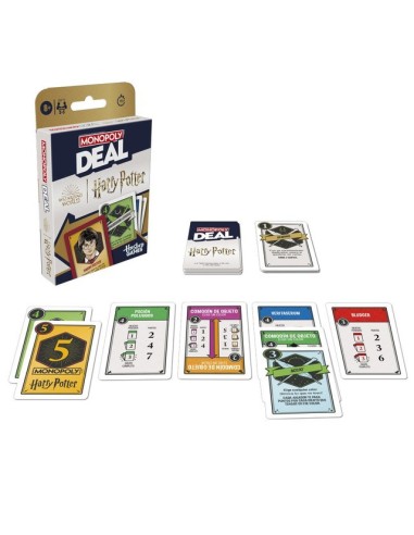 JUEGO DE MESA MONOPOLY DEAL HARRY POTTER