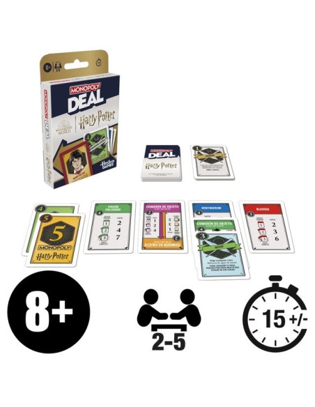 JUEGO DE MESA MONOPOLY DEAL HARRY POTTER